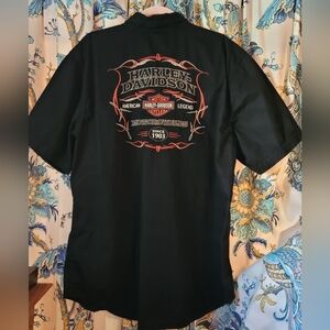 NWOT Harley Davidson Button Down Short Sleeve